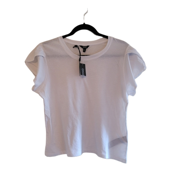 Buffalo David Bitton Tops - White Buffalo David Bitton Women's Crisscross Cap Sleeve T-Shirt